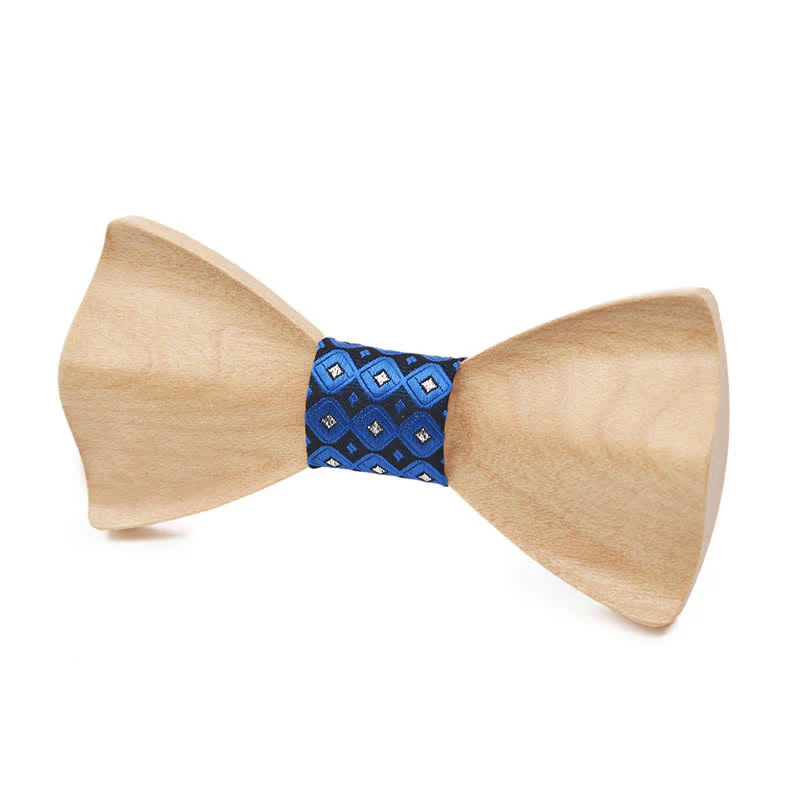 Men's Classic Maple Wooden Bow Tie - Image 16