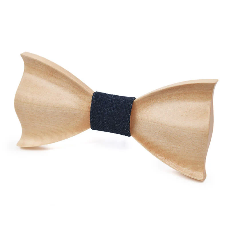 Men's Classic Maple Wooden Bow Tie - Image 20