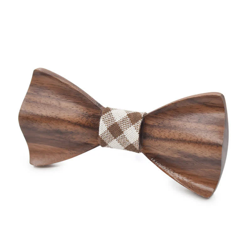 Men's Classic Maple Wooden Bow Tie - Image 5