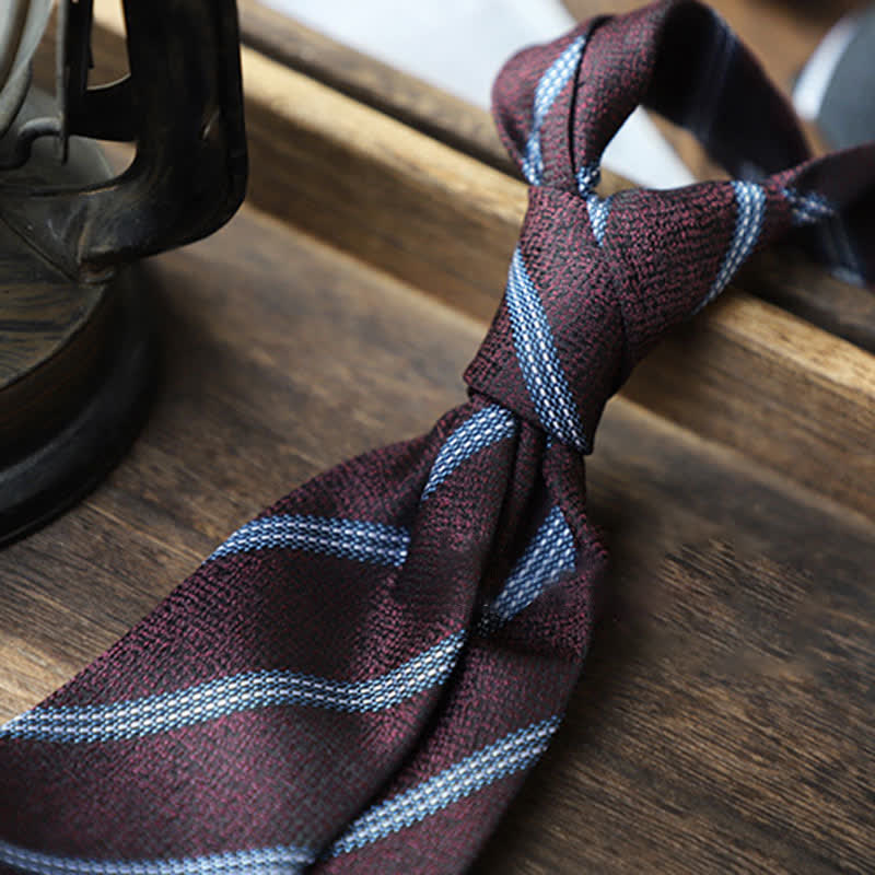 Men's Classic Pin-Striped Formal Necktie - Image 9