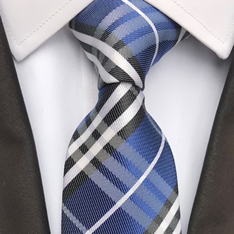 Men's Classic Scottish Plaid Necktie - Image 12