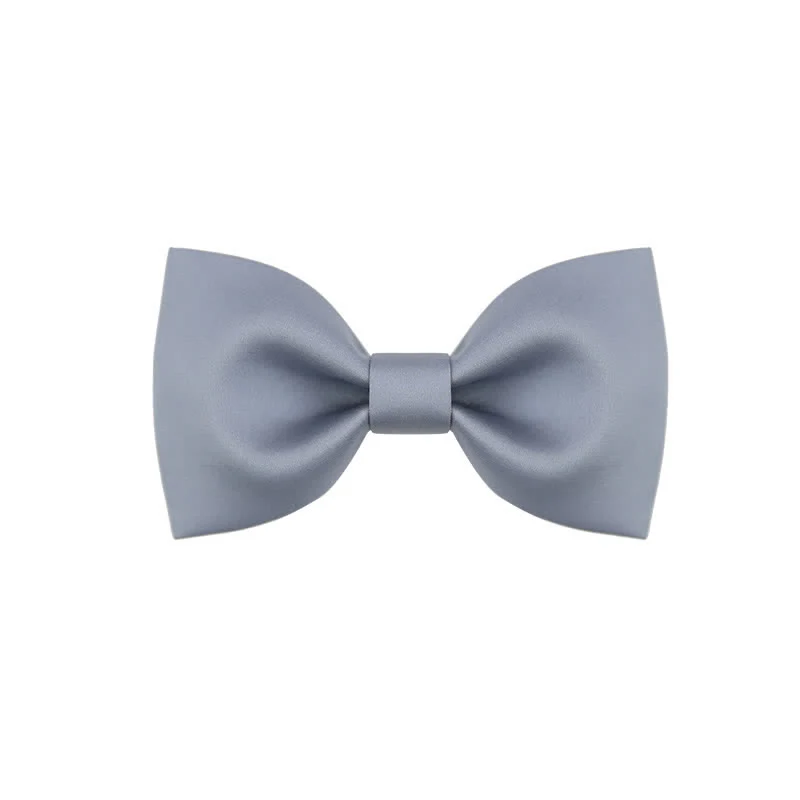 Men's Classic Simple Solid Color Wedding Bow Tie - Image 10