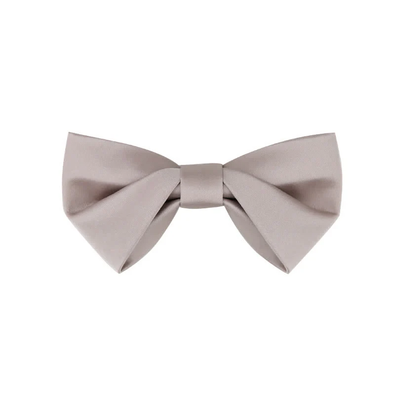 Men's Classic Simple Solid Color Wedding Bow Tie - Image 17