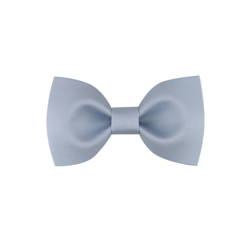 Men's Classic Simple Solid Color Wedding Bow Tie - Image 18
