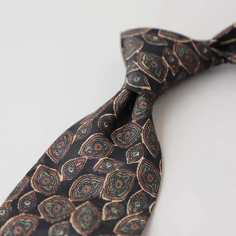 Men's Classical Abstract Painting Necktie - Image 11
