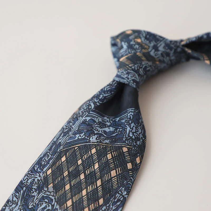 Men's Classical Abstract Painting Necktie - Image 12