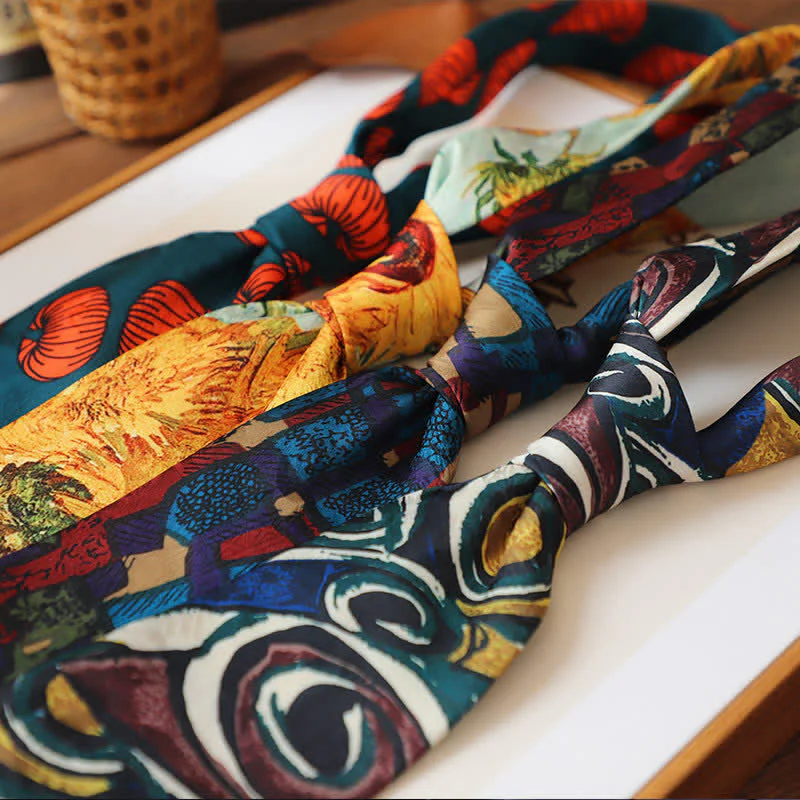 Men's Classical Abstract Painting Necktie - Image 2