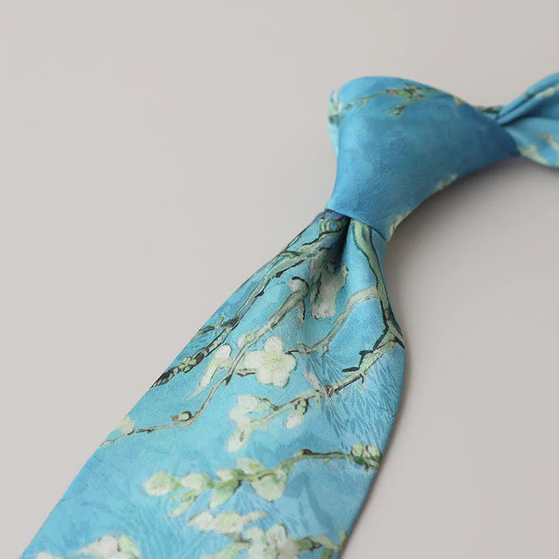 Men's Classical Abstract Painting Necktie - Image 20