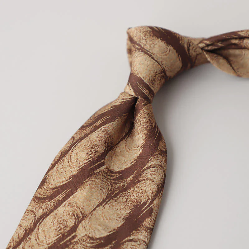 Men's Classical Abstract Painting Necktie - Image 6