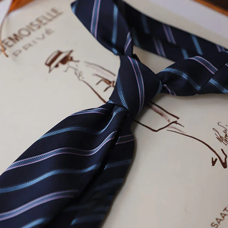 Men's Classical Daily Office Striped Necktie - Image 13