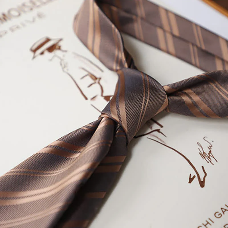 Men's Classical Daily Office Striped Necktie - Image 15