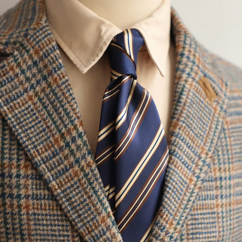 Men's Classical Daily Office Striped Necktie - Image 18