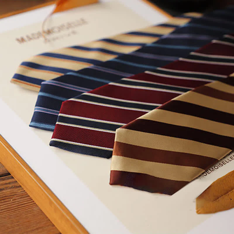 Men's Classical Daily Office Striped Necktie - Image 4