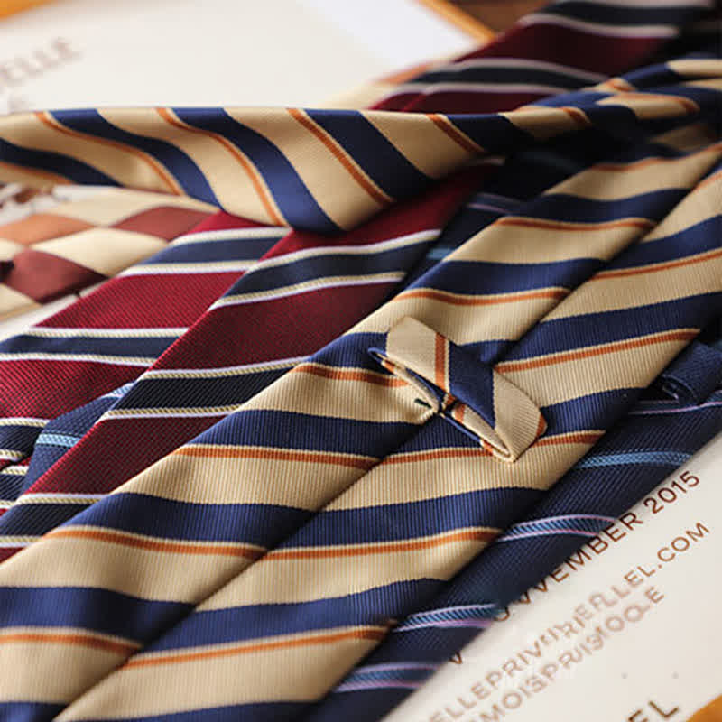 Men's Classical Daily Office Striped Necktie - Image 5