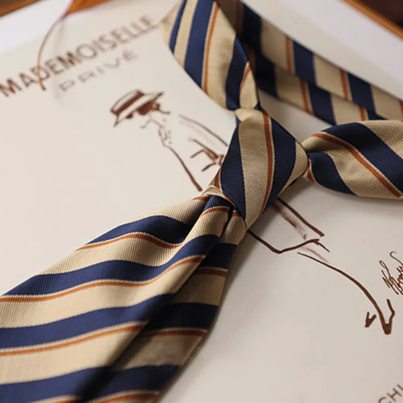 Men's Classical Daily Office Striped Necktie - Image 7