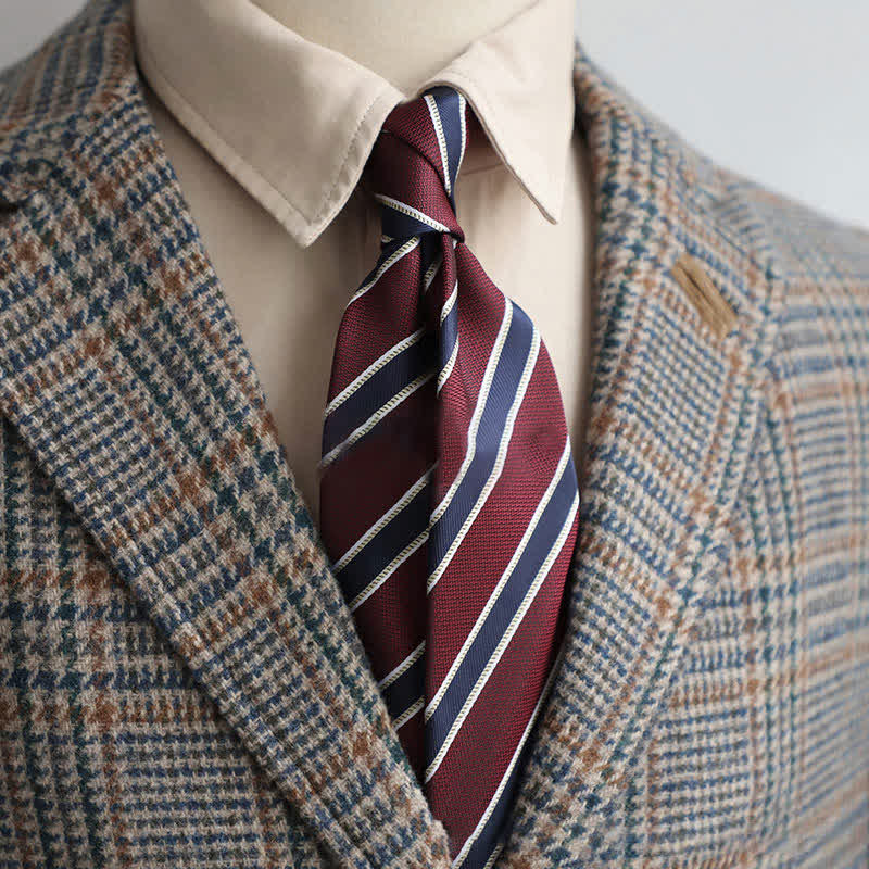 Men's Classical Daily Office Striped Necktie - Image 8