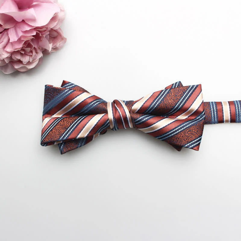 Men's Classical Formal Printed Bow Tie - Image 17