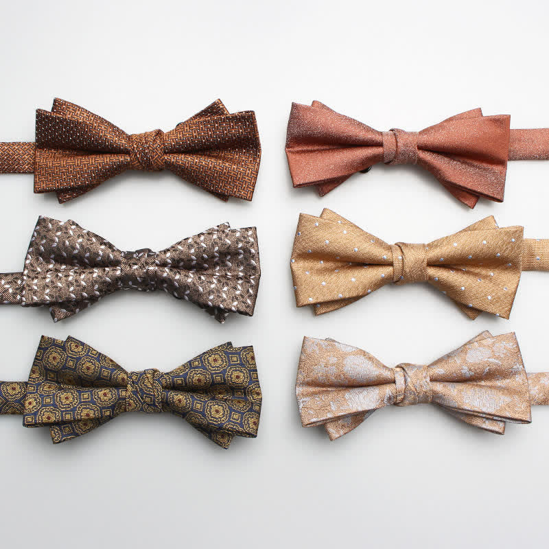 Men's Classical Formal Printed Bow Tie - Image 2