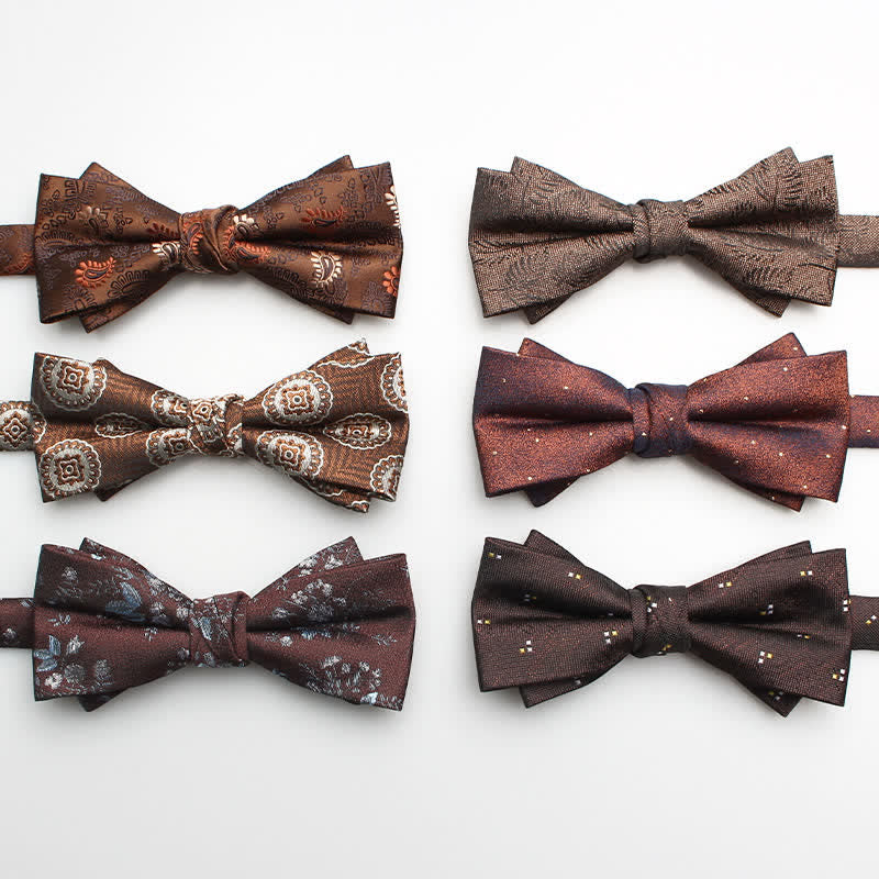 Men's Classical Formal Printed Bow Tie - Image 23