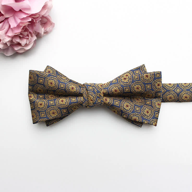 Men's Classical Formal Printed Bow Tie - Image 5