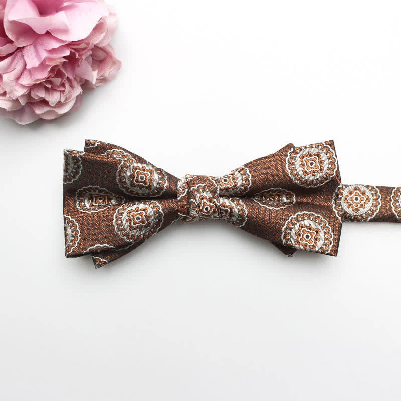 Men's Classical Formal Printed Bow Tie - Image 9