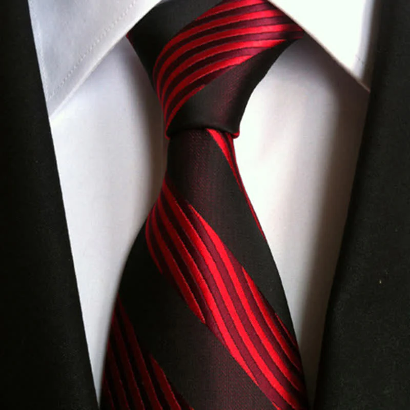 Men's Classy Colorful Striped Necktie - Image 6