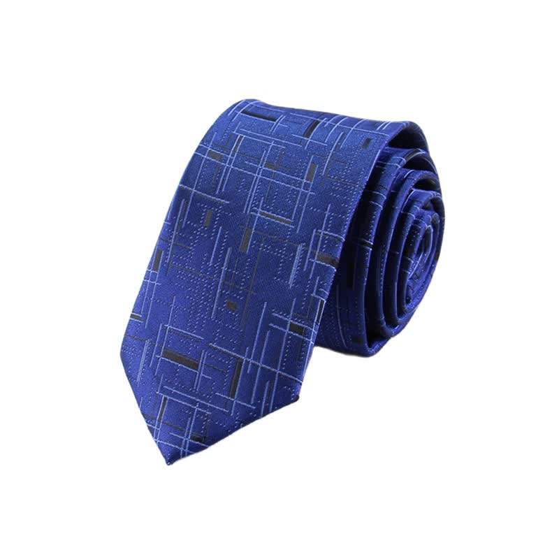 Men's Cool Modern Dazzeling Line Slim Necktie - Image 6