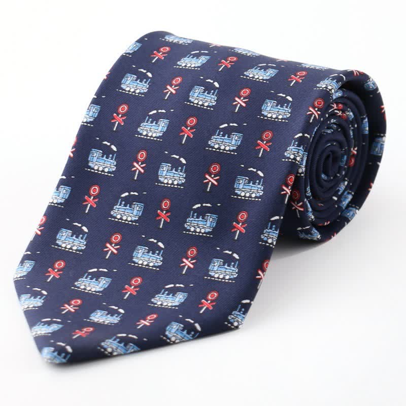 Men's Creative Cartoon Motif Country Necktie - Image 7