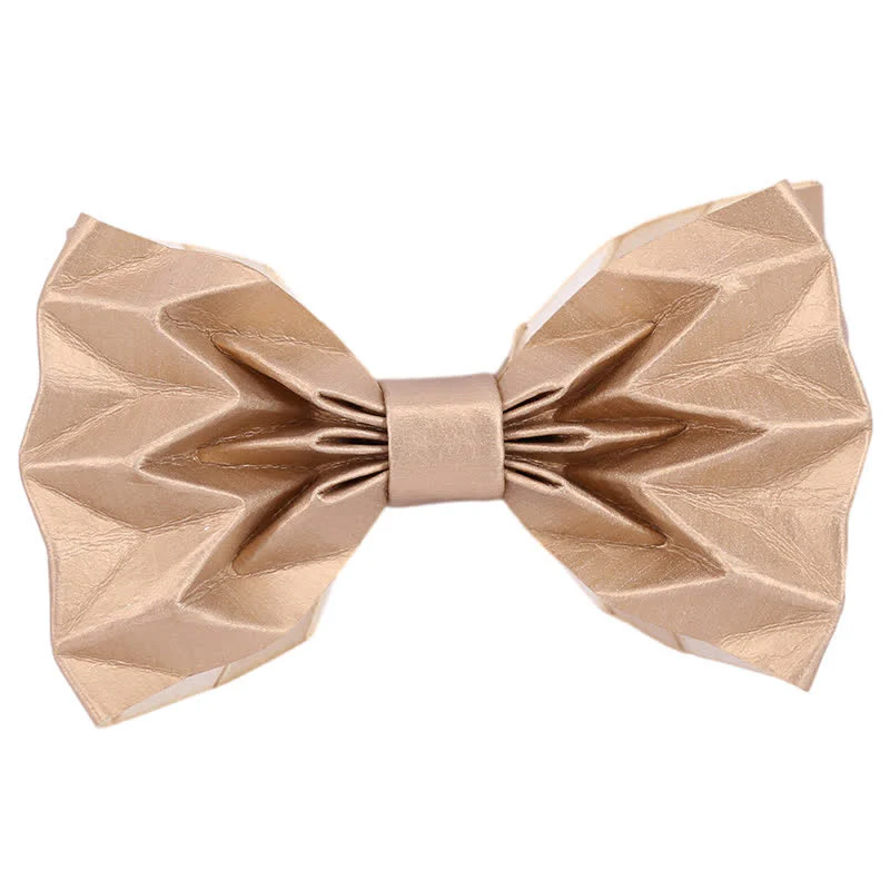 Men's Creative Environmental Kraft Paper Bow Tie - Image 21