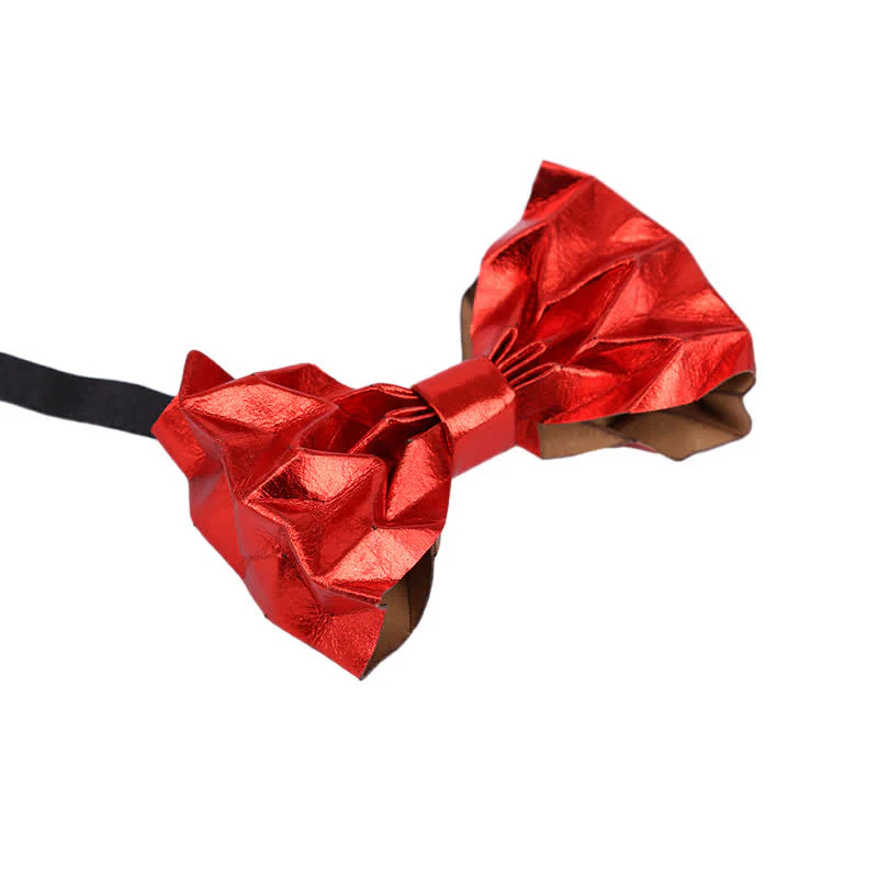Men's Creative Environmental Kraft Paper Bow Tie - Image 24