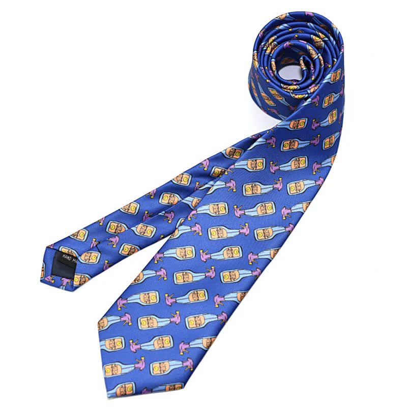 Men's Creative Funny Printed Necktie - Image 18