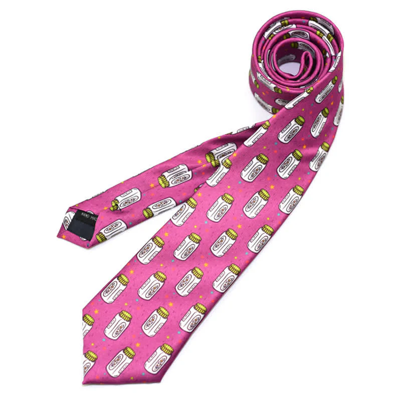 Men's Creative Funny Printed Necktie - Image 3