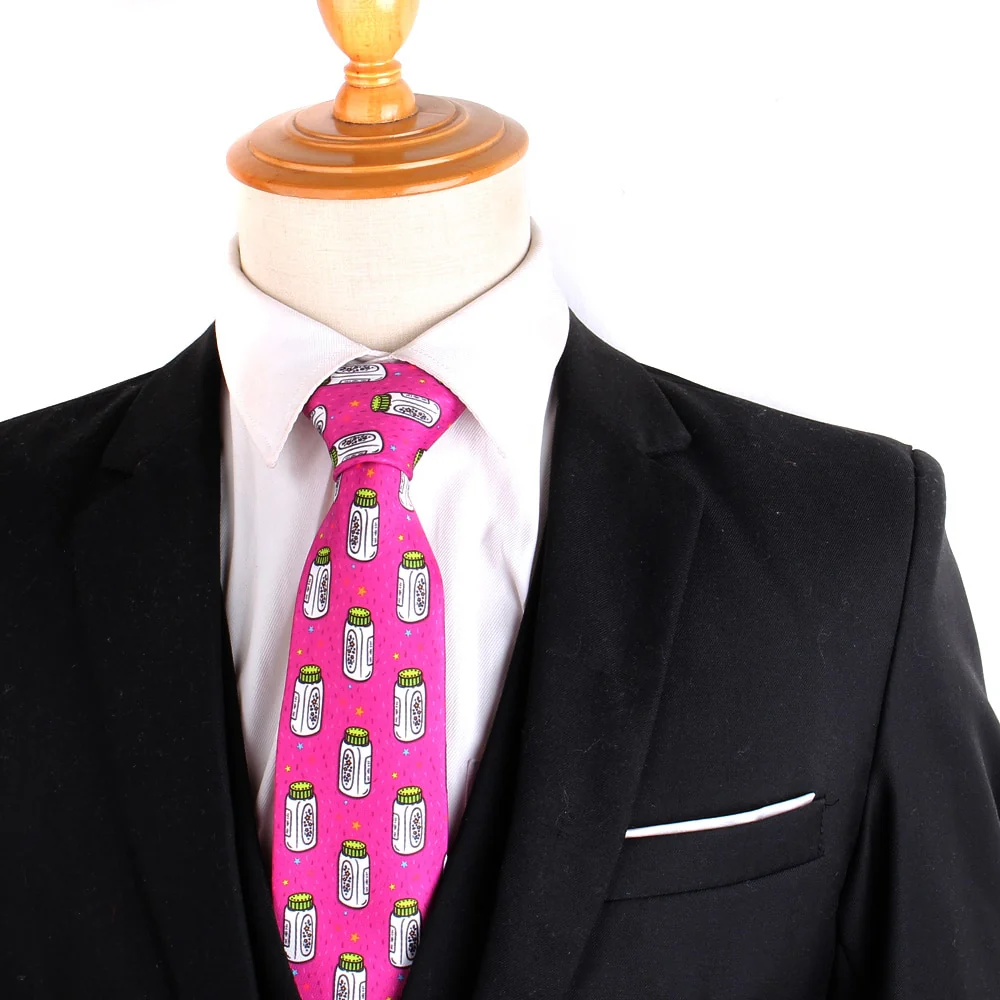 Men's Creative Funny Printed Necktie - Image 4