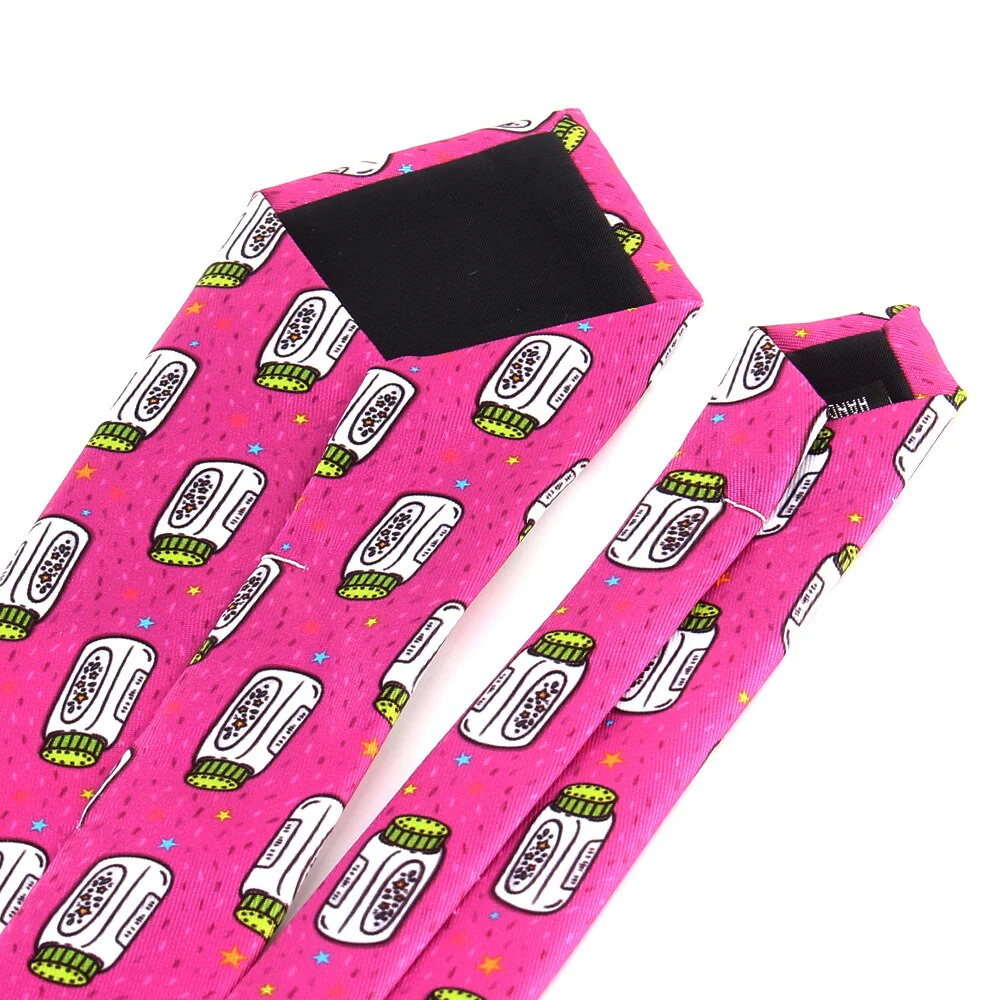 Men's Creative Funny Printed Necktie - Image 7