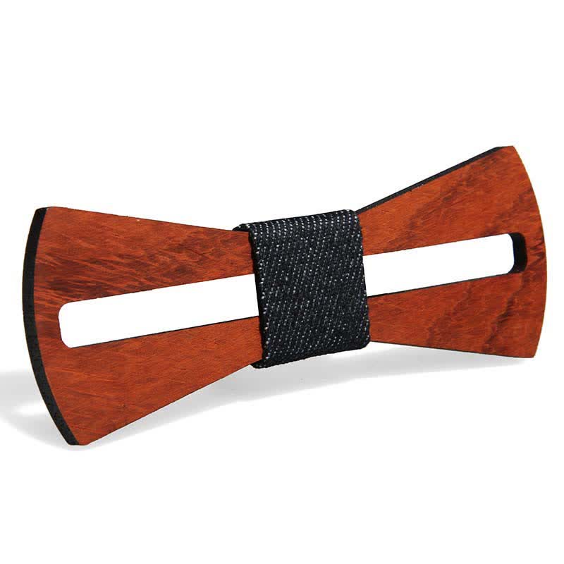 Men's Creative Funny Wooden Bow Tie - Image 6