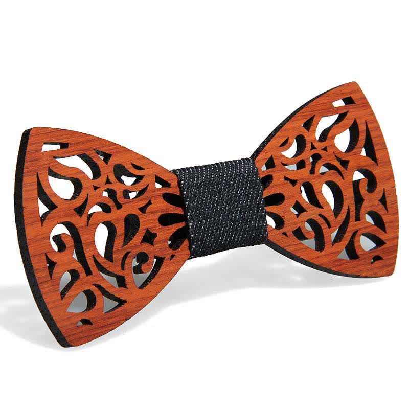 Men's Creative Funny Wooden Bow Tie - Image 8