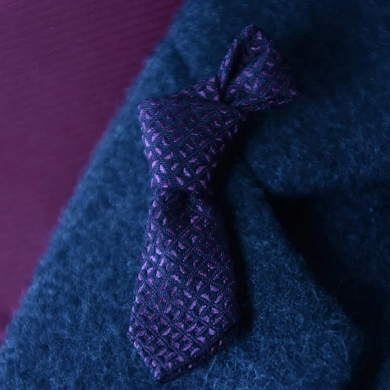 Men's Creative Mini Necktie Shape Wedding Cloth Lapel Pin - Image 5