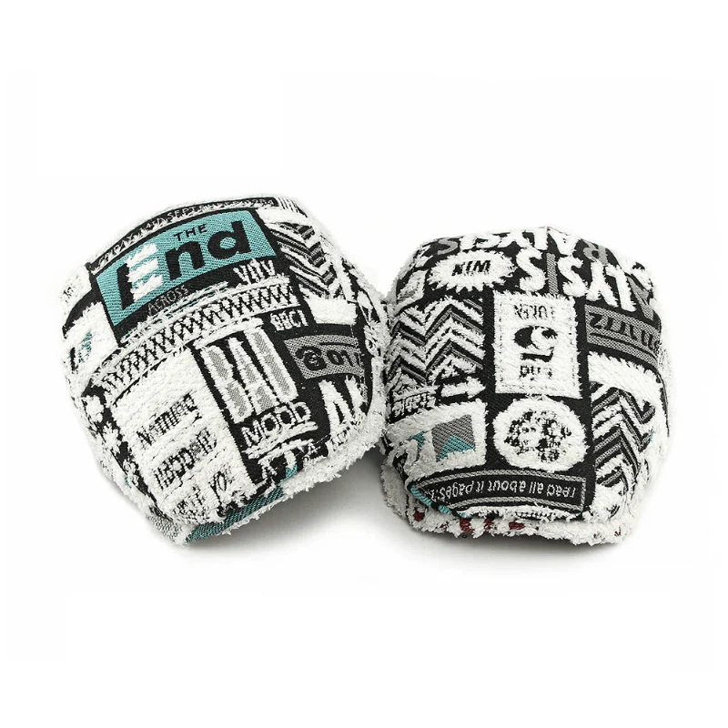 Men's Creative Splicing Printed Hairy Winter Beret Hat - Image 2
