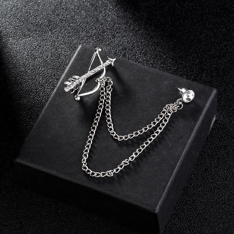 Men's Cupid Arrow Chain Brooch - Image 3