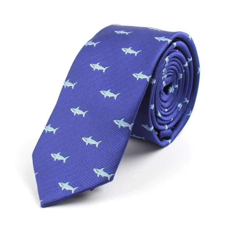 Men's Cute Cartoon Motifs Necktie - Image 12