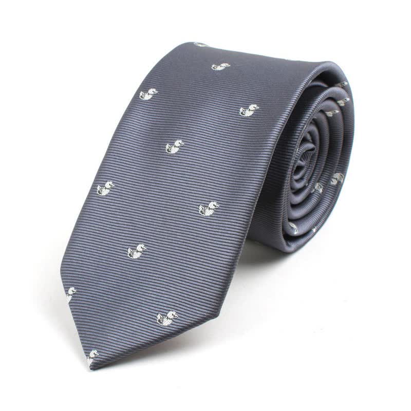 Men's Cute Cartoon Motifs Necktie - Image 14
