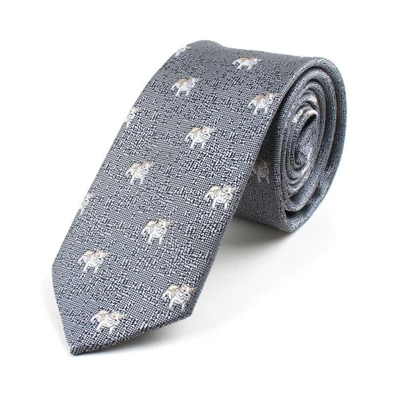 Men's Cute Cartoon Motifs Necktie - Image 8