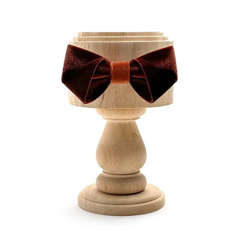 Men's Dark Red Series Solid Color Velvet Bow Tie - Image 7