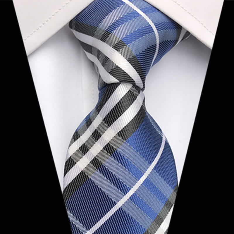 Men's Dashing Scottish Plaid Necktie - Image 12