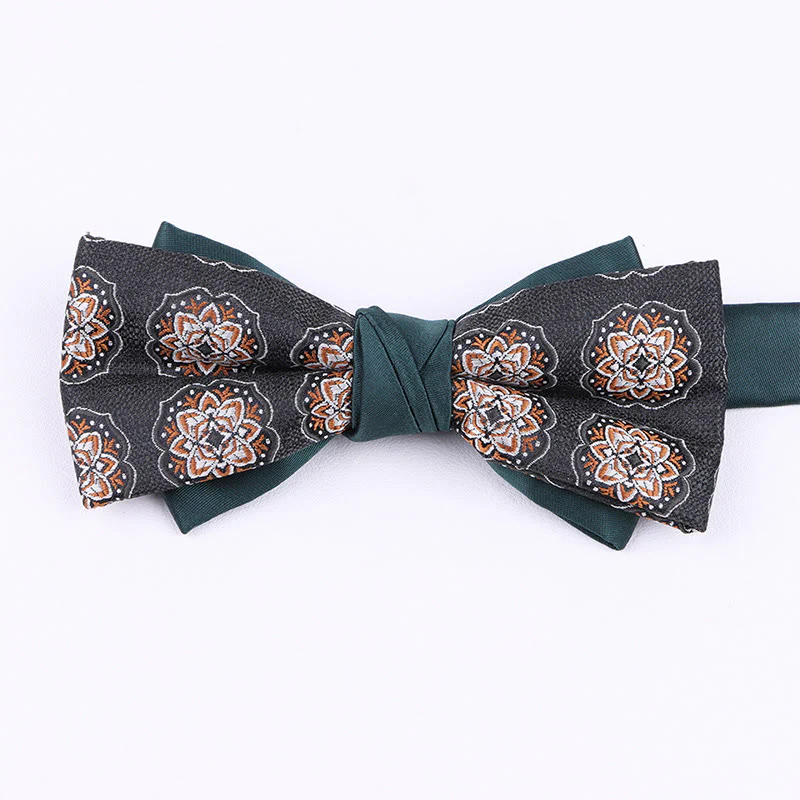Men's Diverse Patterned Fabric Bow Tie - Image 10