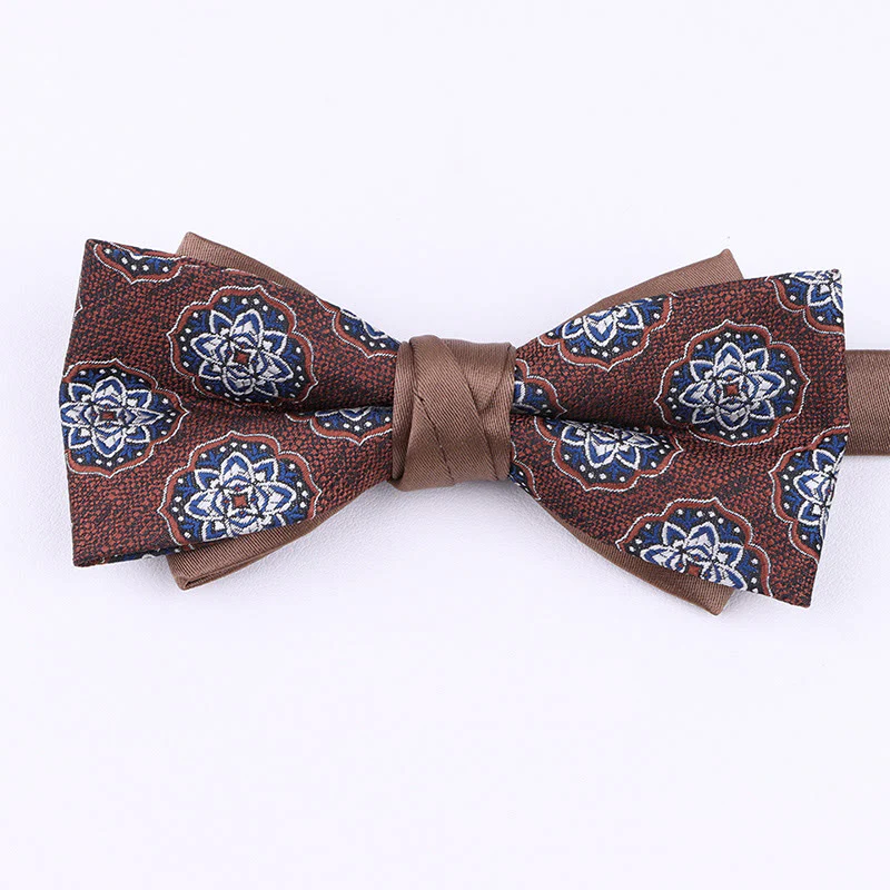 Men's Diverse Patterned Fabric Bow Tie - Image 12