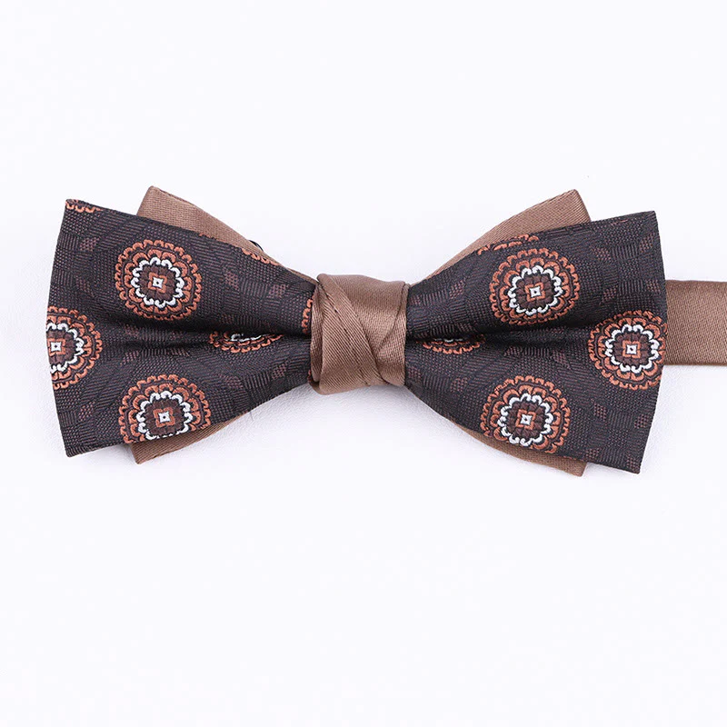 Men's Diverse Patterned Fabric Bow Tie - Image 13