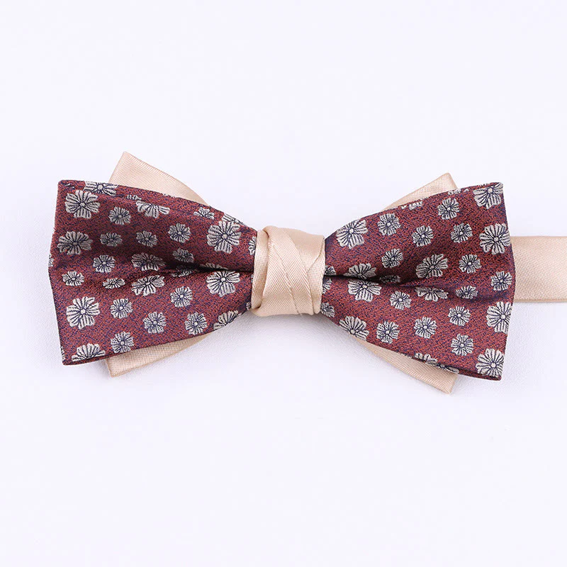 Men's Diverse Patterned Fabric Bow Tie - Image 14