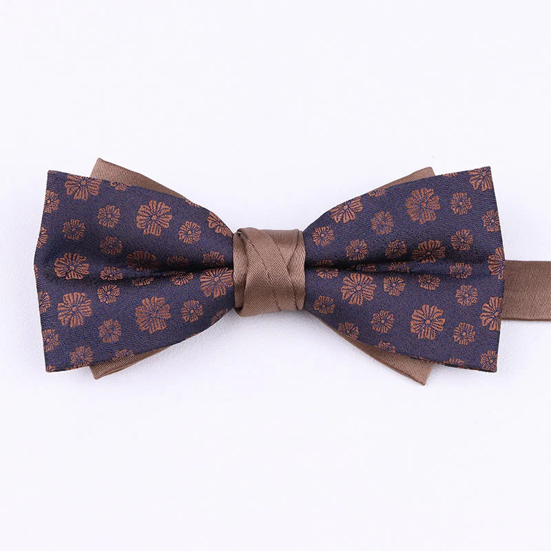 Men's Diverse Patterned Fabric Bow Tie - Image 16