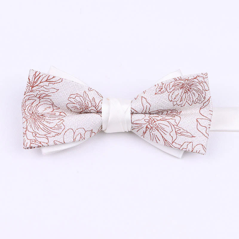 Men's Diverse Patterned Fabric Bow Tie - Image 2